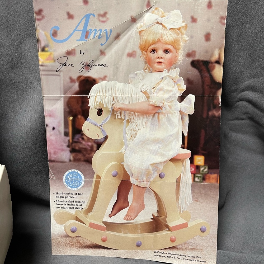 Amy with Rocking Horse Collector Doll